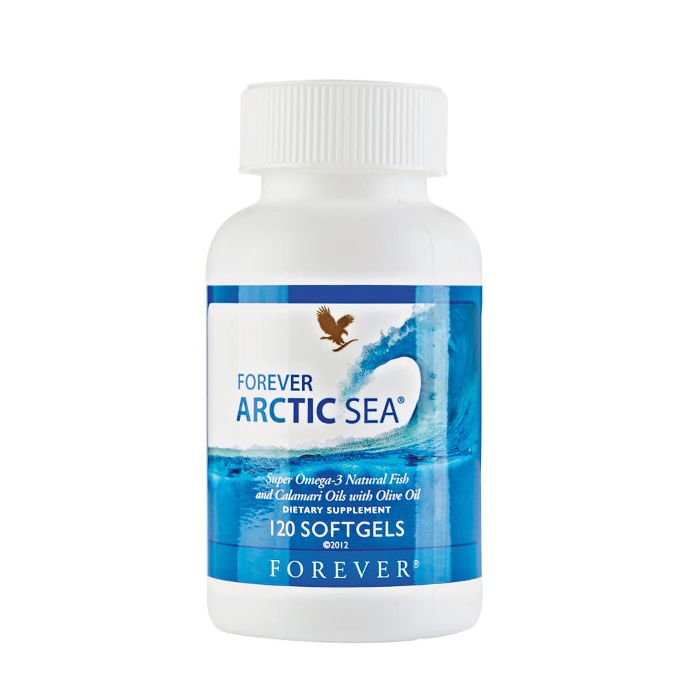 FOREVER® Arctic Sea® 120 Softgels - Super Omega-3 Natural Fish, Calamari, and Olive Oils